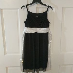 Girls Size 12 Black and White Party Dress